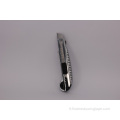 Couteau utilitaire rétractable robuste en alliage de zinc de 9 mm
